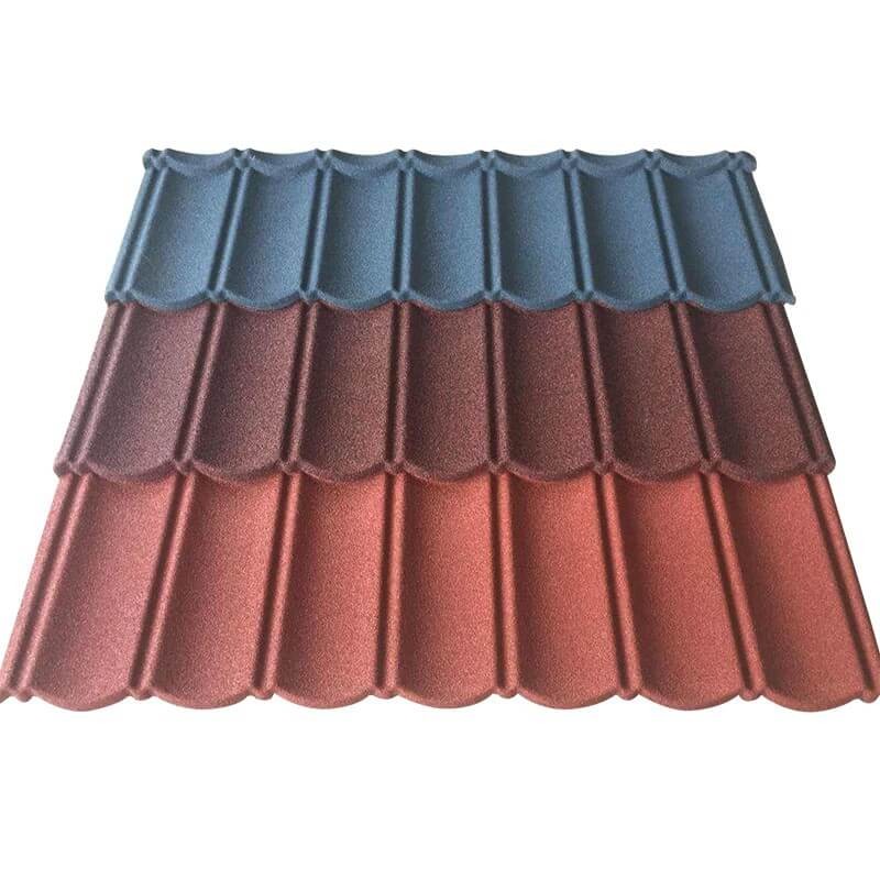 Color Stone Coated Metal Roof Tiles A