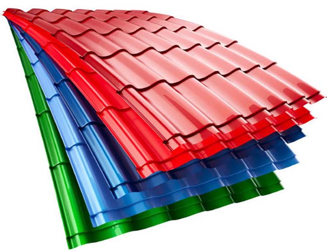 PPGI PPGL Corrugation Color Coated Steel Roofing Tile